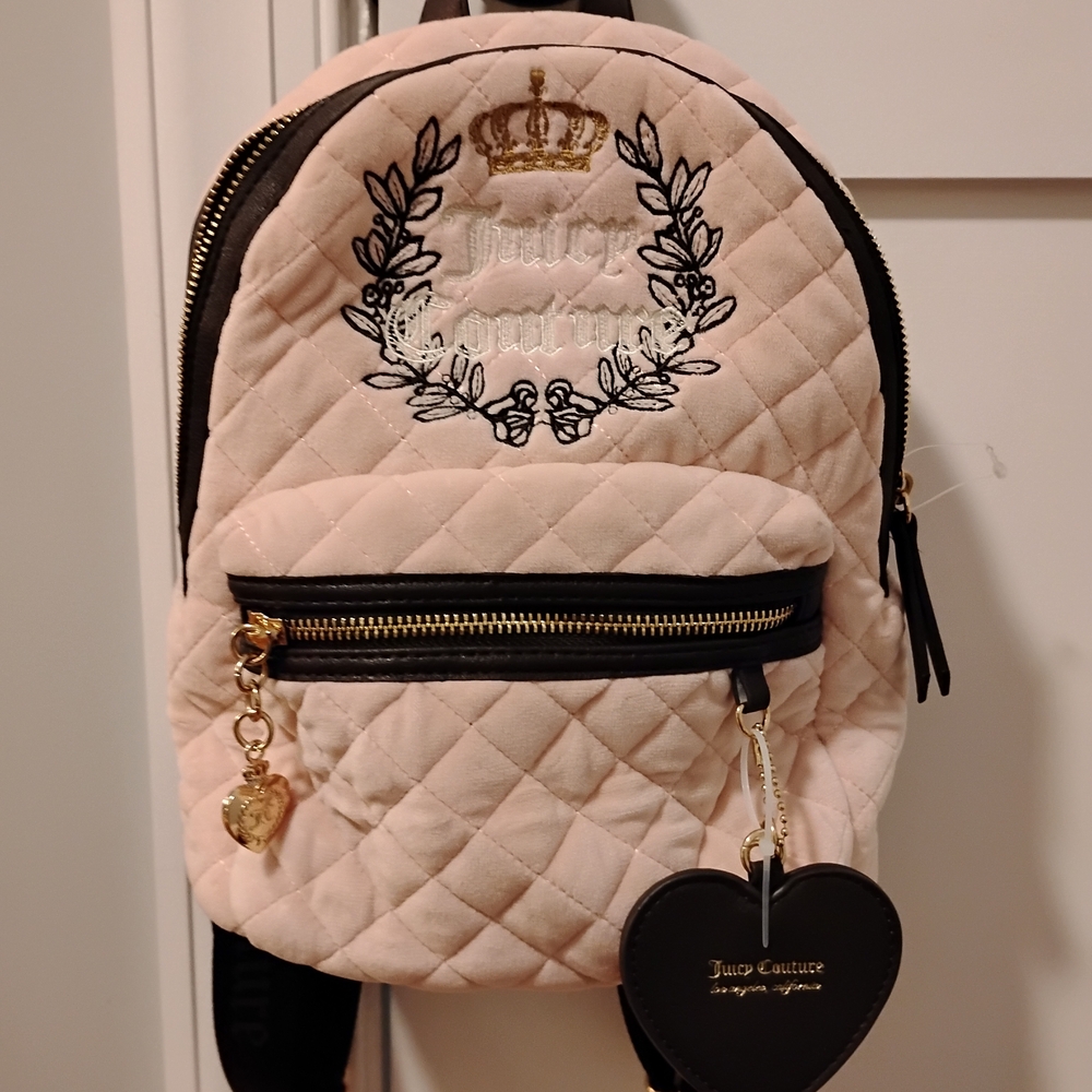Juicy Couture Medium Velour Backpack